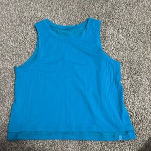 lululemon blue flowy tank top